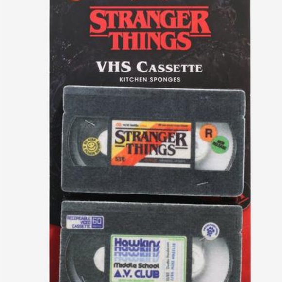 Stranger things Other - NWT STRANGER THINGS 2 VHS TAPE SPONGES
